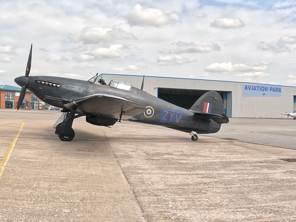 Hurricane at aviation park, Hawarden